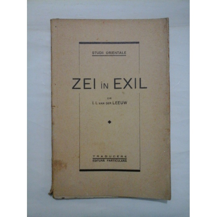 ZEI IN EXIL  -  I. I. VAN DER LEEUW
